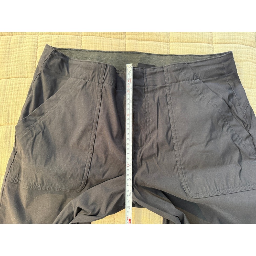 Eddie Bauer Pants Womens 12 Black Horizon Straight Ankle Outdoor Water Repellent - Picture 7 of 7